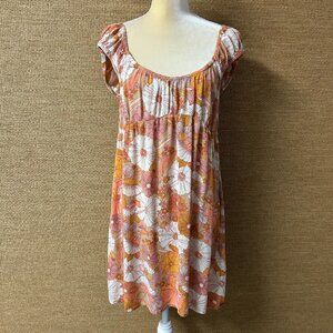 Volcom Dress Women’s XL 16 Multicolor Floral